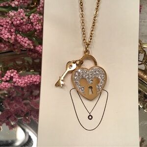 Lock and Key Necklace 🎱[2/$36.00]🎱